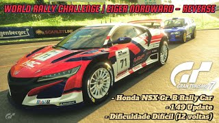 GT7  World Rally Challenge Eiger Nordwand  Reverse  Honda NSX GrB Rally Car 149 Update [upl. by Neerehs]