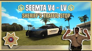 SeeMTA V4 Las Venturas  Sheriffs Traffic Stop🤠 [upl. by Ssac]