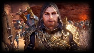 MiddleEarth Shadow of War  Dark Talion in Lithlad  Fortress Siege [upl. by Adriene]