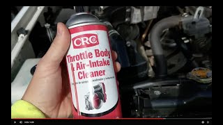 Toyota Land cruiser 80 series Throttle body cleaning [upl. by Ymmac123]