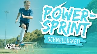 Fussballtraining Powersprint  Schnelligkeit  Kondition [upl. by Mellette]