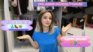 GİYİNME ODAMI DÜZENLİYORUZ 👠  YAZLIKLARI KALDIRALIM KIŞLIKLARI ÇIKARALIM  DOLAP DÜZENİ [upl. by Wera437]