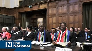 ICJ hearing South Africa opens Gaza genocide case against Israel [upl. by Ramsden]