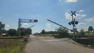 HiDefCSX L421 Passing through Gwynneville Indiana [upl. by Eenrahc]