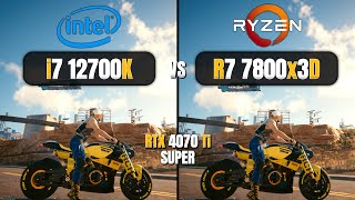 Intel Core i7 12700K DDR4 vs AMD Ryzen 7 7800X3D  Test In 15 Games [upl. by Kubiak]