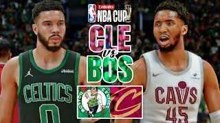 NBA CUP 2K25 CELTICS vs CAVALIERS  PS5 PRO GAMEPLAY 4K UHD [upl. by Akemehs377]