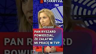 quotPan Ryszard powiedział że załatwi mi pracę w TVP Kurskiegoquot czarnecki ryszardczarnecki [upl. by Ardien165]