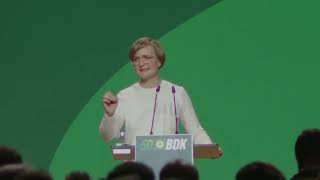 Franziska Brantners Bewerbungsrede um Bundesvorsitz auf der 50 BDK in Wiesbaden [upl. by Hiroshi]