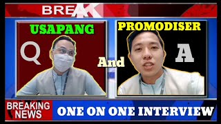 USAPANG PROMODISER One on One interview with Albert By Kapatiran [upl. by Ecile]