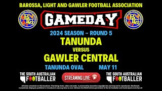 BLampGFA 2024 Round 5 Tanunda VS Gawler Central at Tanunda Oval [upl. by Ninette]