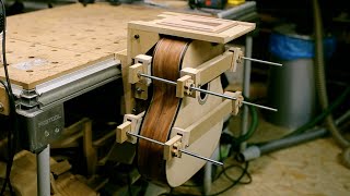 Making of a Maccaferri gypsy jazz guitar  Part 6  neck joint routing jig [upl. by Nodarse]