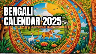 Exploring the BENGALI CALENDAR 2025  What You NEED to Know [upl. by Constantia]