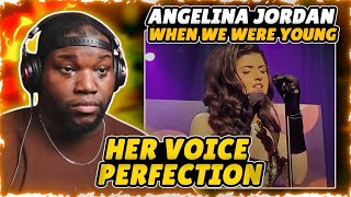 Angelina Jordan WHEN WE WERE YOUNG  Reaction [upl. by Bithia]