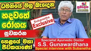 Specialist Ayurvedic Doctor SS Gunawardhana Special interview with Subanetha [upl. by Levenson]