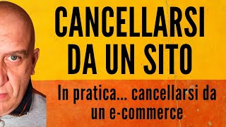 Come cancellarsi da un sito in 2 minuti [upl. by Atsirt698]