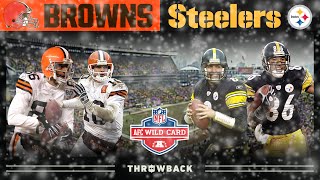 An Iron City Classic Comeback Browns vs Steelers 2002 AFC Wild Card  NFL Vault Highlights [upl. by Bates]