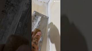 Skimming a room in 1 mix buildersmerchants checkatrade plasterer buildersuk buildingwork fyp [upl. by Ennove]