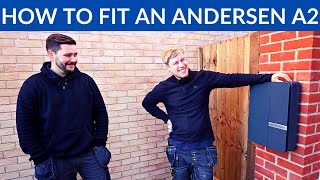 HOW TO INSTALL ANDERSEN A2 ELECTRIC VEHICLE CHARGING POINT  Electrician Life [upl. by Allianora]