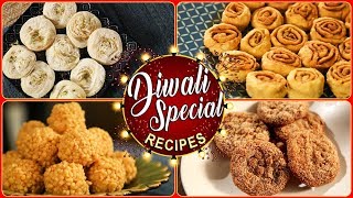 दिवाळी फराळ  Top 10 Diwali Recipes  Diwali Faral Recipe  Diwali Special  Recipe In Marathi [upl. by Ailedo575]