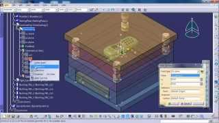 나무매뉴얼 카티아 둘러보기  CATIA V5 Mold Tooling Design [upl. by Eliza]