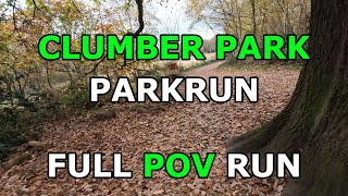 Clumber Park Parkrun FULL POV RUN 16112024 [upl. by Leirea743]