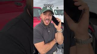 Trading your car in 2020 vs 2024 😂💀 carsalesman dealership cardealership carsales [upl. by Akierdna]