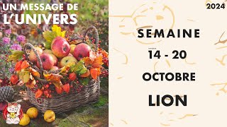 LION HOROSCOPE SEMAINE DU 14 AU 20 OCTOBRE 2024 [upl. by Orianna]