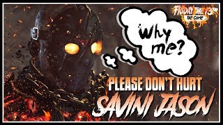 DONT HURT SAVINI 😥  Savini Jason Gameplay  Friday the 13th The Game [upl. by Eldin]