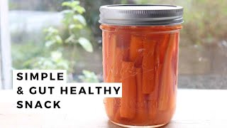 Making Simple LactoFermented Carrots [upl. by Oicneconi501]