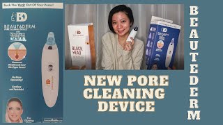 VLOG 20  BEAUTEDERM NEW Pore Cleaning Device with Vacuum Action  HONEST REVIEW  Jayvie Bumatay [upl. by Olonam]