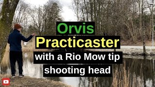 Orvis Practicaster with a Rio Mow Tip shooting head [upl. by Gawlas842]