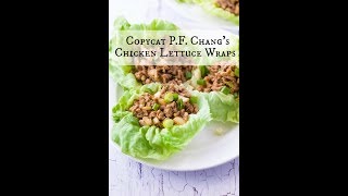 Copycat PF Changs Chicken Lettuce Wraps [upl. by Genovera]