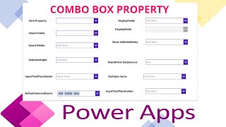 Powerapps Combobox Control  Hindi [upl. by Atalee]