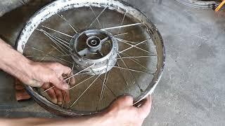 Get a Grip  How to Install Motorcycle Wheel Spokes  DIY Guide [upl. by Oberon]