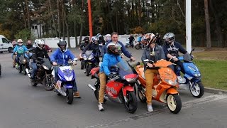 Zlot skuterów i motorowerów w Ostrołęce [upl. by Chicky]