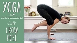 Crow Pose  How To Do Crow Pose  Yoga With Adriene [upl. by Conlee]