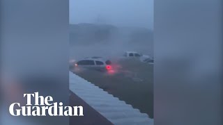 Hurricane Dorian lashes Bahamas with ferocious winds and flash flooding [upl. by Stace]