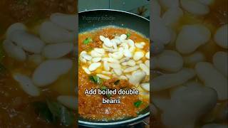 Double beans gravyDouble beans curry in tamil shorts yummyfoodie doublebeansrecipe doublebeans [upl. by Aneen]