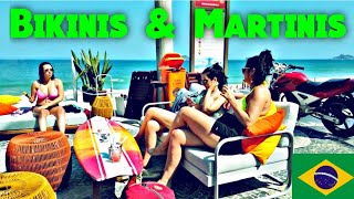 🇧🇷 4K São Conrado Beach ⛱  Bikinis amp Martinis 🍸 Rio de Janeiro Brazil 🇧🇷 [upl. by Ailec783]