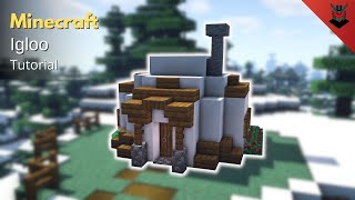 Minecraft How to Build an Igloo  Starter House Tutorial [upl. by Henley55]