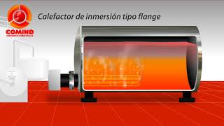 Calefactor de inmersion tipo Flange [upl. by Xymenes509]