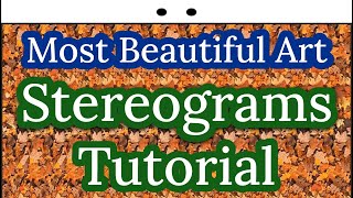 How To See Stereograms Tutorial Parallel Vision [upl. by Eerb714]