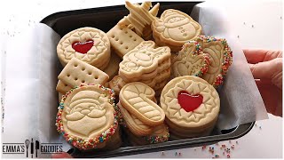 3 Ingredient SHORTBREAD Cookies  Easiest NoSpread Christmas Cookies [upl. by Gies]