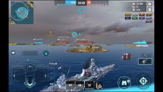 World of Warships Blitz  Tier 8 Japan Battleship Yumihari 03 [upl. by Sackville]