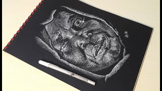 Portrait Pointillism A StepbyStep Guide to Mastering the Art of Dot Painting [upl. by Bocoj721]