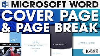 MS Cover Page and Page Break  Microsoft Word Tutorial in Bangla Part 7  Sadman Sadik [upl. by Steep]