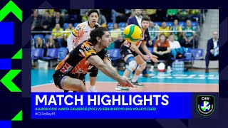 Highlights  Aluron CMC Warta ZAWIERCIE vs BERLIN Recycling Volleys  CEV CL Volley 2023 [upl. by Eiramanad]