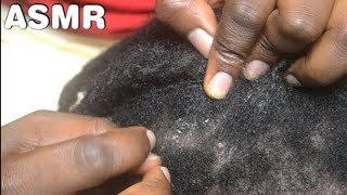 ASMR head scratching Scalp Massage  nitpicking amp Scalp  check [upl. by Lorimer976]