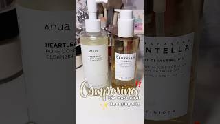 ANUA vs SKIN1004 viral korean CLEANSING OIL test [upl. by Ynittirb]