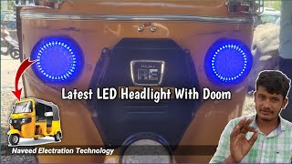 How To Install LED Lights In BS6 Bajaj Auto Rickshaw l Naveed Electration Technology [upl. by Beitnes]